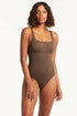Sea Level Vesper Square Neck One Piece